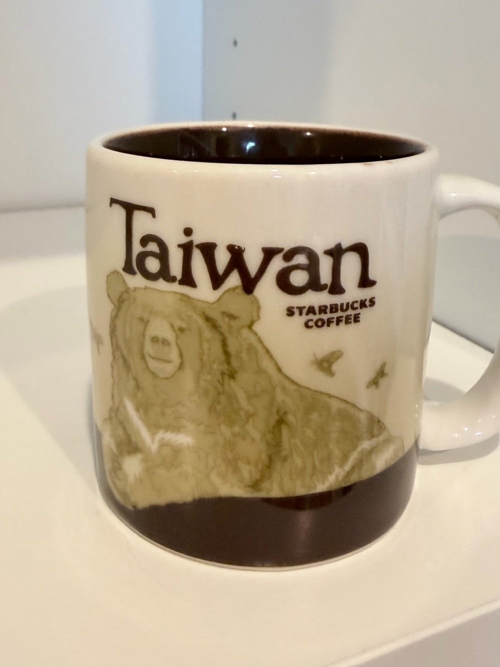 Starbucks Taiwan 3 oz Demitasse Espresso Mug Formosan Black Bear 2014